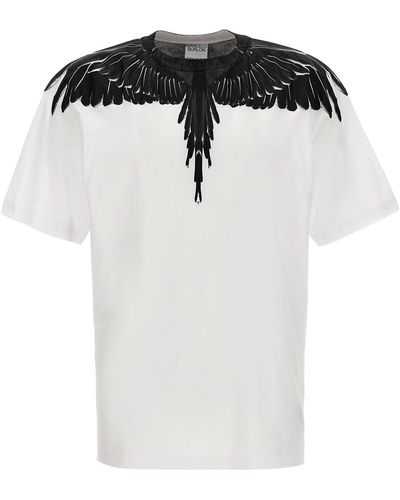 Marcelo Burlon Icon Wings T Shirt Bianco/Nero