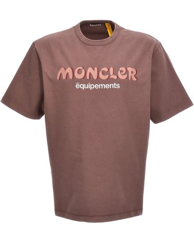 Moncler Genius X Salehe Bembury T Shirt Viola - Rosa