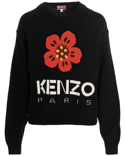 KENZO Logo Sweater Maglioni Nero