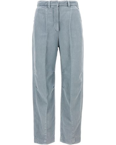 Brunello Cucinelli Garment-Dyed Jeans Celeste - Blu