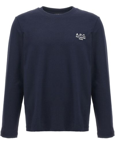 A.P.C. Oliver T Shirt Blu