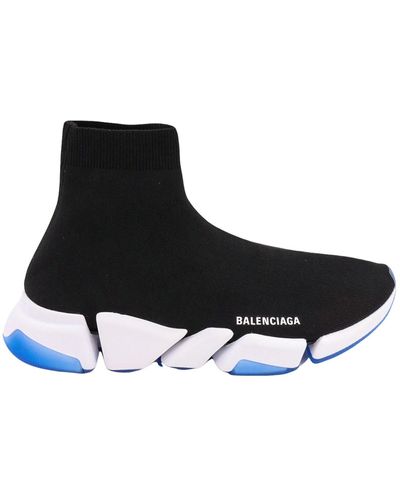 Balenciaga Recycled Knit Trainers - Black