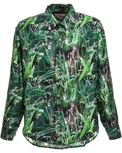 Martine Rose Grass Camicie Verde