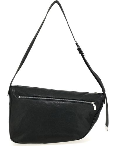 Burberry Messenger Shield Shoulder Bags - Black