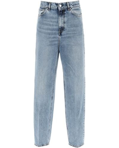 Totême Organic Denim Tapered Jeans - Blue