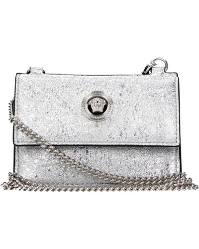 Versace Coin Purses Leather - White