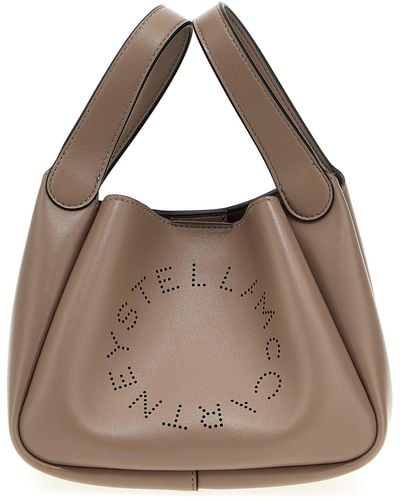 Stella McCartney Logo Hand Bags - Brown