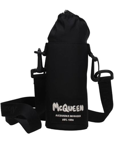 Alexander McQueen Idee regalo bottle holder Tessuto Nero