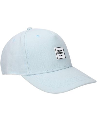 Opening Ceremony Hats Cotton Heavenly Sky Powder - Blue