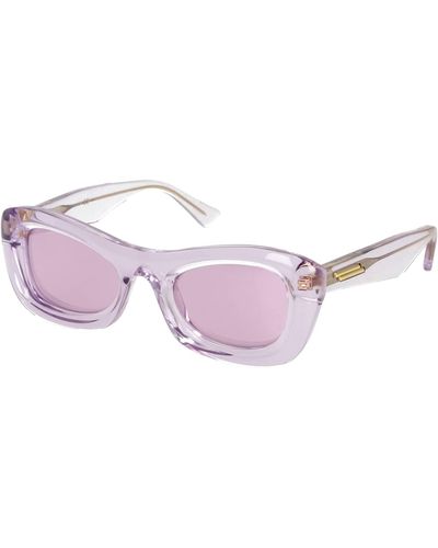 Bottega Veneta Sunglasses Acetate Violet Lilac - Pink