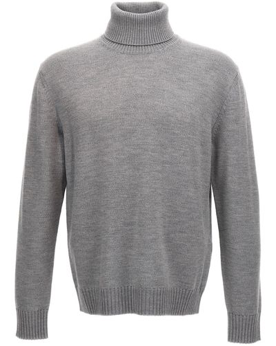 Ballantyne Wool Turtleneck Sweater Sweater, Cardigans - Gray