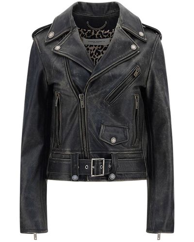 Golden Goose Leather Jacket - Black
