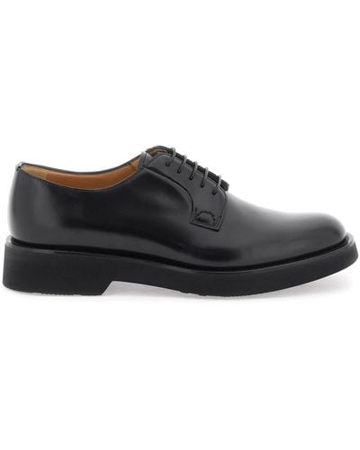Church's Leather Shannon Derby Shoes - Black