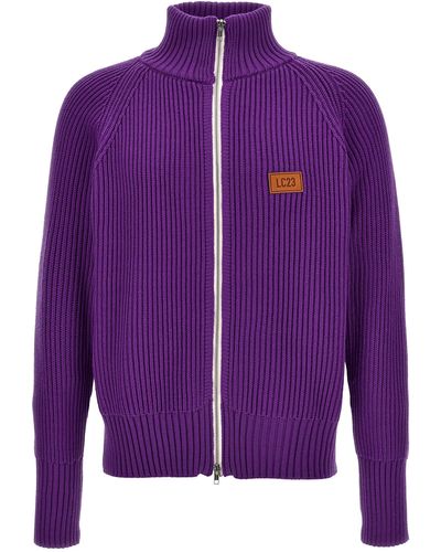 LC23 English Sweater, Cardigans - Purple