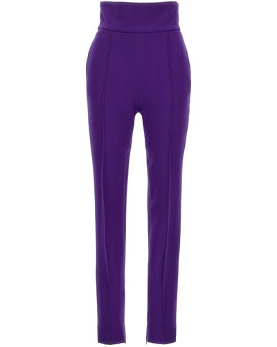 Alexandre Vauthier Tailored Pants Pants - Purple