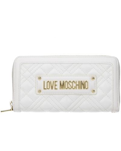 White Love Moschino Wallets and cardholders for Women | Lyst