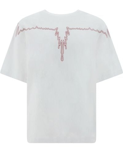 Marcelo Burlon T-Shirt Stitch Wings - Bianco