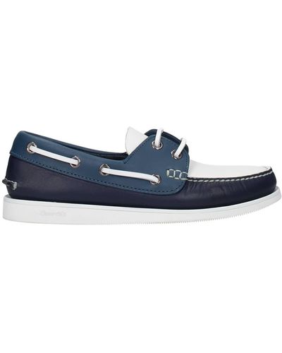 Church's Loafers Marske Leather White Baltic - Blue