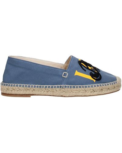 Loewe Espadrillas Tessuto Blu Giallo