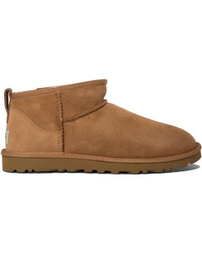 UGG Classic Ultra Mini Ankle Boots - Brown