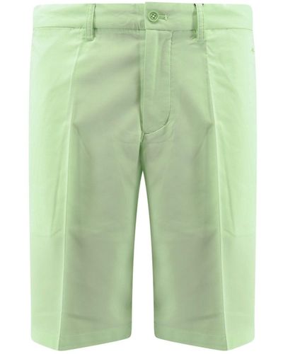 J.Lindeberg Techncal Fabric Bermuda Shorts - Green