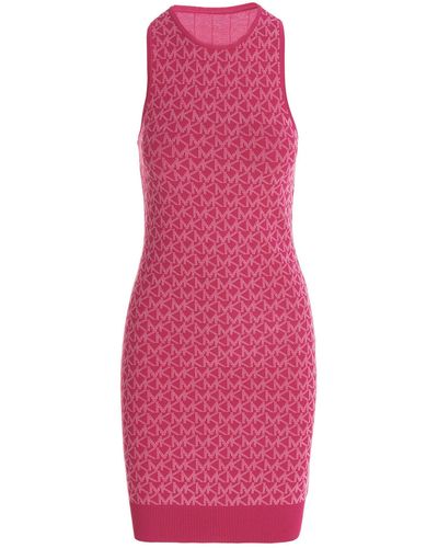MICHAEL Michael Kors All-over Logo Dress Dresses - Pink