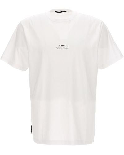 Stampd Stacked Logo T-shirt - White