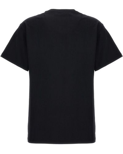 N°21 Flocked Logo T Shirt Nero