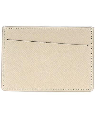 Maison Margiela Stitching Wallets, Card Holders - Natural