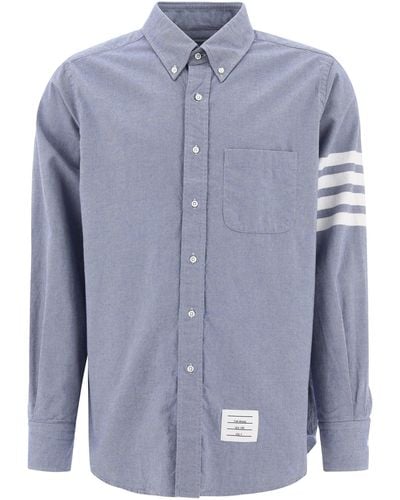 Thom Browne 4-Bar Shirts - Blue