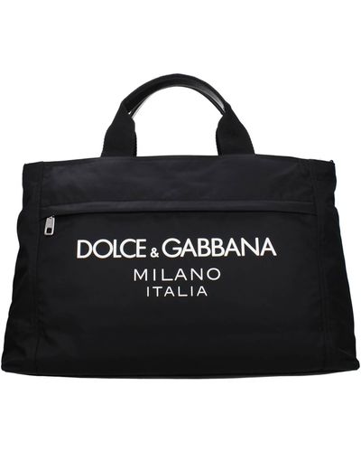 Dolce & Gabbana Dolce&gabbana Travel Bags Fabric - Black