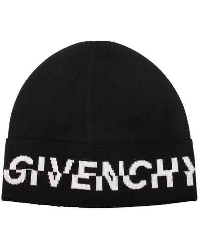 Givenchy Cappelli Lana Nero Bianco