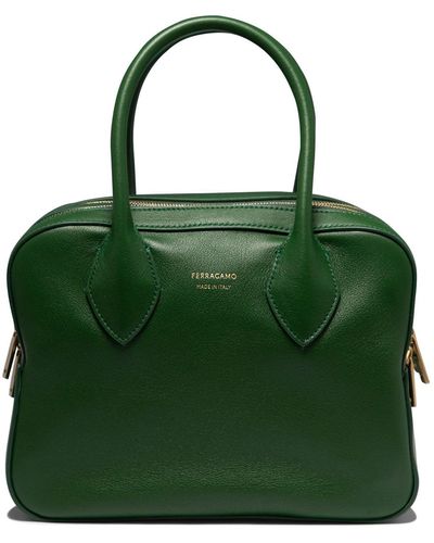 Ferragamo Deconstructed Handbag Handbags - Green