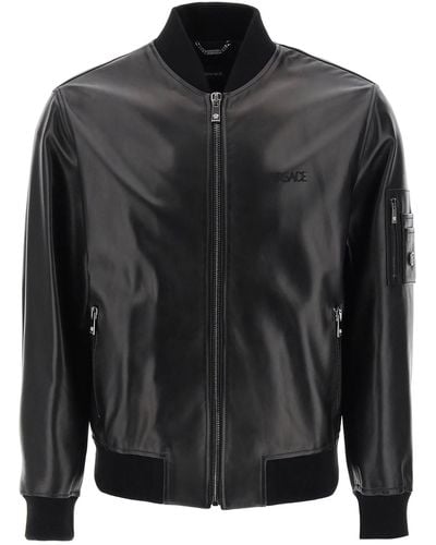 Versace Leather jackets for Men | Online Sale up to 44% off | Lyst