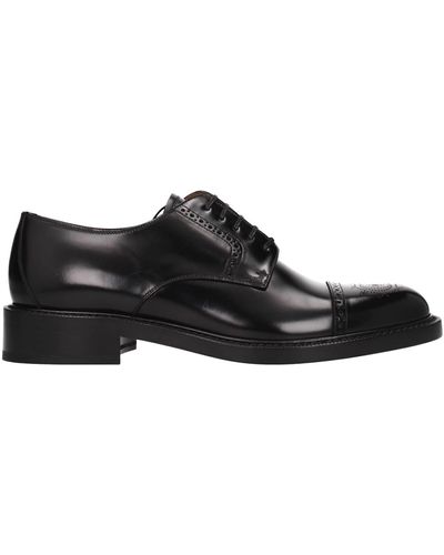 Dior Lace Up And Monkstrap Leather Black
