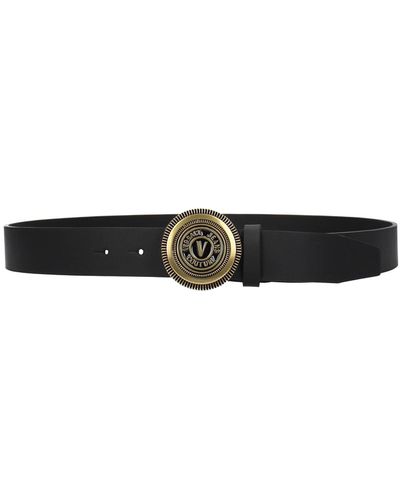 Versace Versace Jeans Regular Belts Couture Leather - White