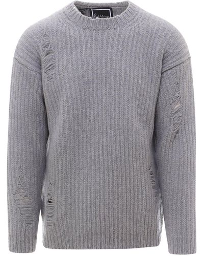 PAUL MÉMOIR Wool Sweater - Gray