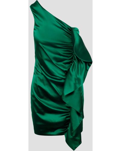 P.A.R.O.S.H. Alix Mini Dress - Green