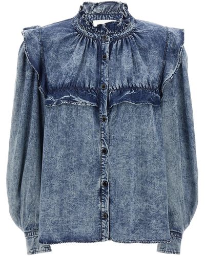 Isabel Marant Idety Shirt, Blouse - Blue