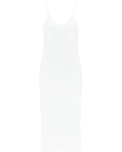 Norma Kamali Slip Dress Midi - White
