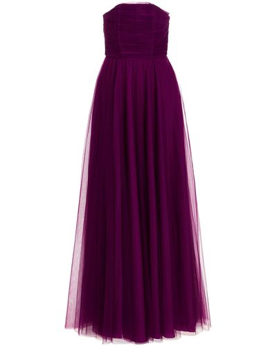 19:13 Dresscode Long Tulle Dress - Purple