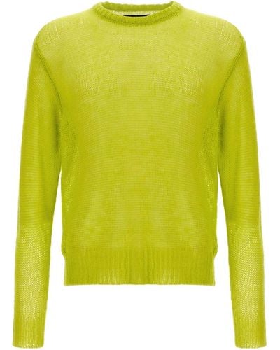 Stussy Loose Sweater Maglioni Giallo - Verde