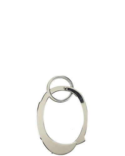 Givenchy Key Rings Brass Silver - Metallic