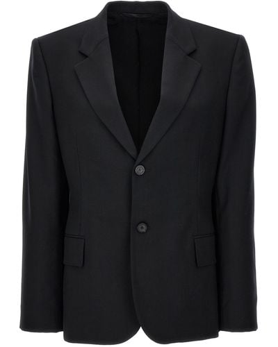 Balenciaga Waisted Sb Blazer And Suits - Black