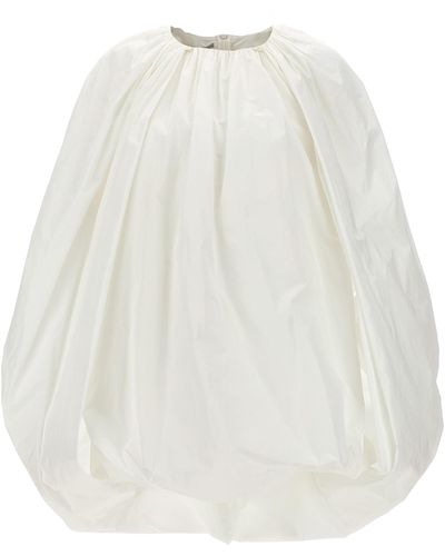 Stella McCartney Short Cape Dress Abiti Bianco