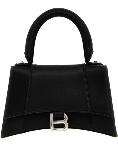 Balenciaga Hourglass S Hand Bags - Black