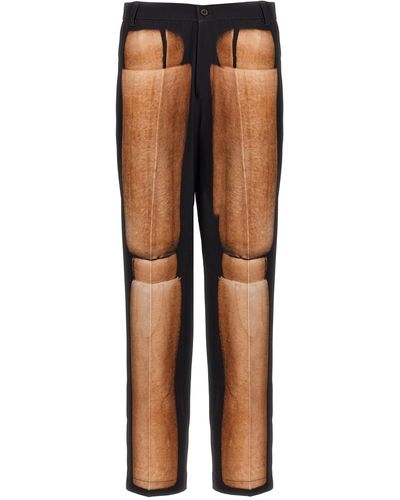 Kidsuper Mannequin Suit Bottom Pantaloni Nero