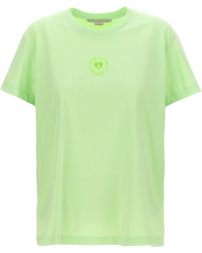 Stella McCartney Iconic Mini Heart T-shirt - Green