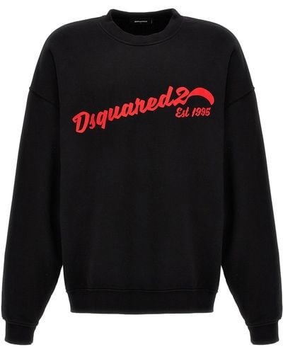 DSquared² Logo Sweatshirt Sweater, Cardigans - Black