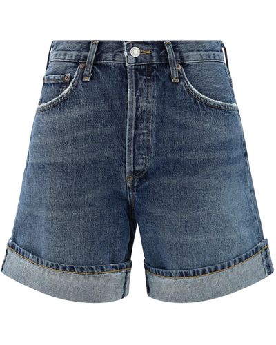 Agolde Bermuda Shorts - Blue
